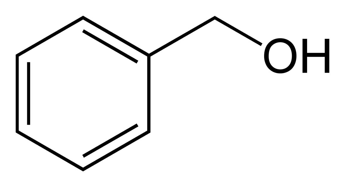 Benzyl-alcohol-2D-skeletal